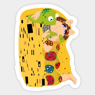 Klimt muppets Sticker